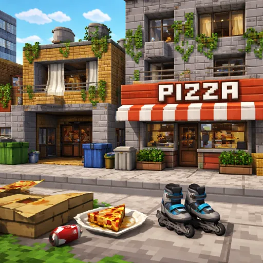 Joey and the Pizza Shop