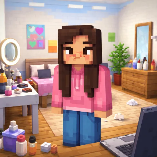 Laura's Self-Perception and Acne Identity