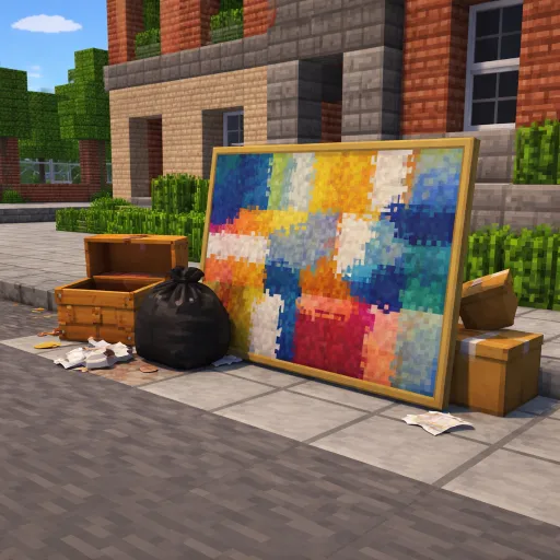Maya and the Painting in the Trash